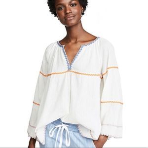 Paul & Joe Sister Saintrops Ric Rac Blouse Size 0